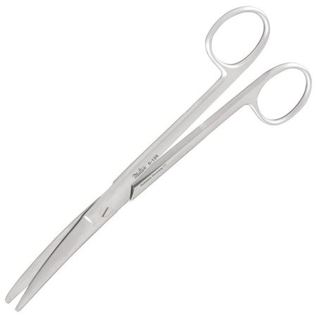 MILTEX INTEGRA Dissecting Scissors, 6.75in, Curved 5-126